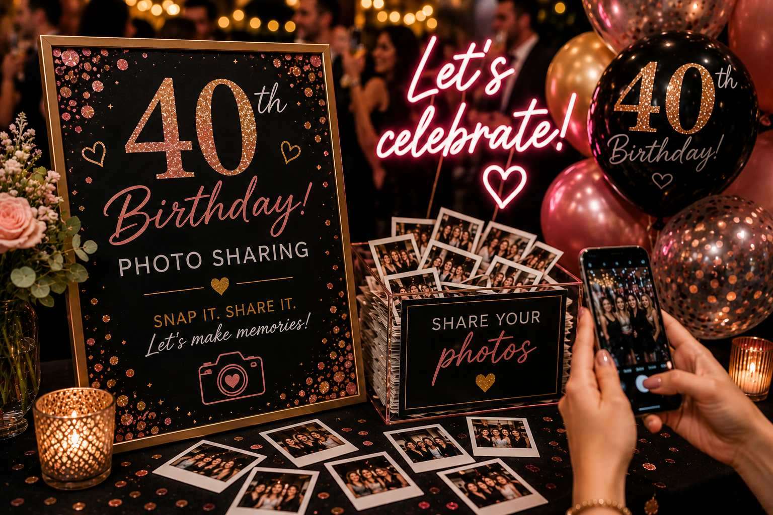40th Birthday photo sharing