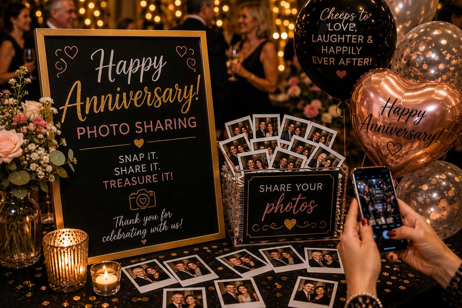 Anniversary Party photo sharing