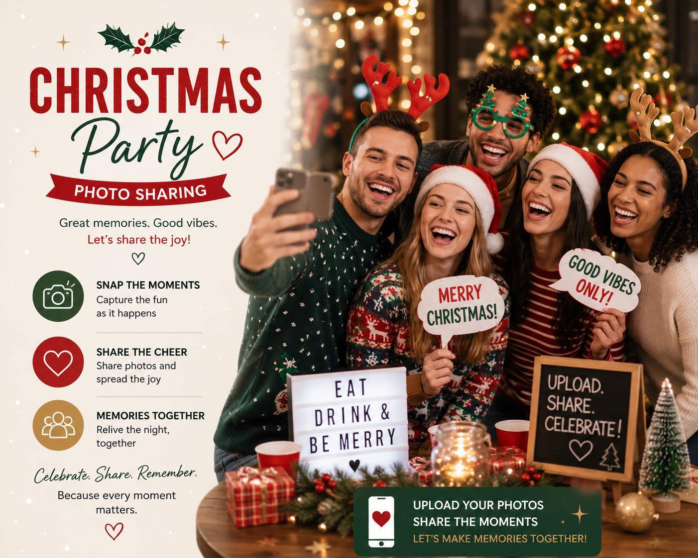 Christmas Party Photo Sharing