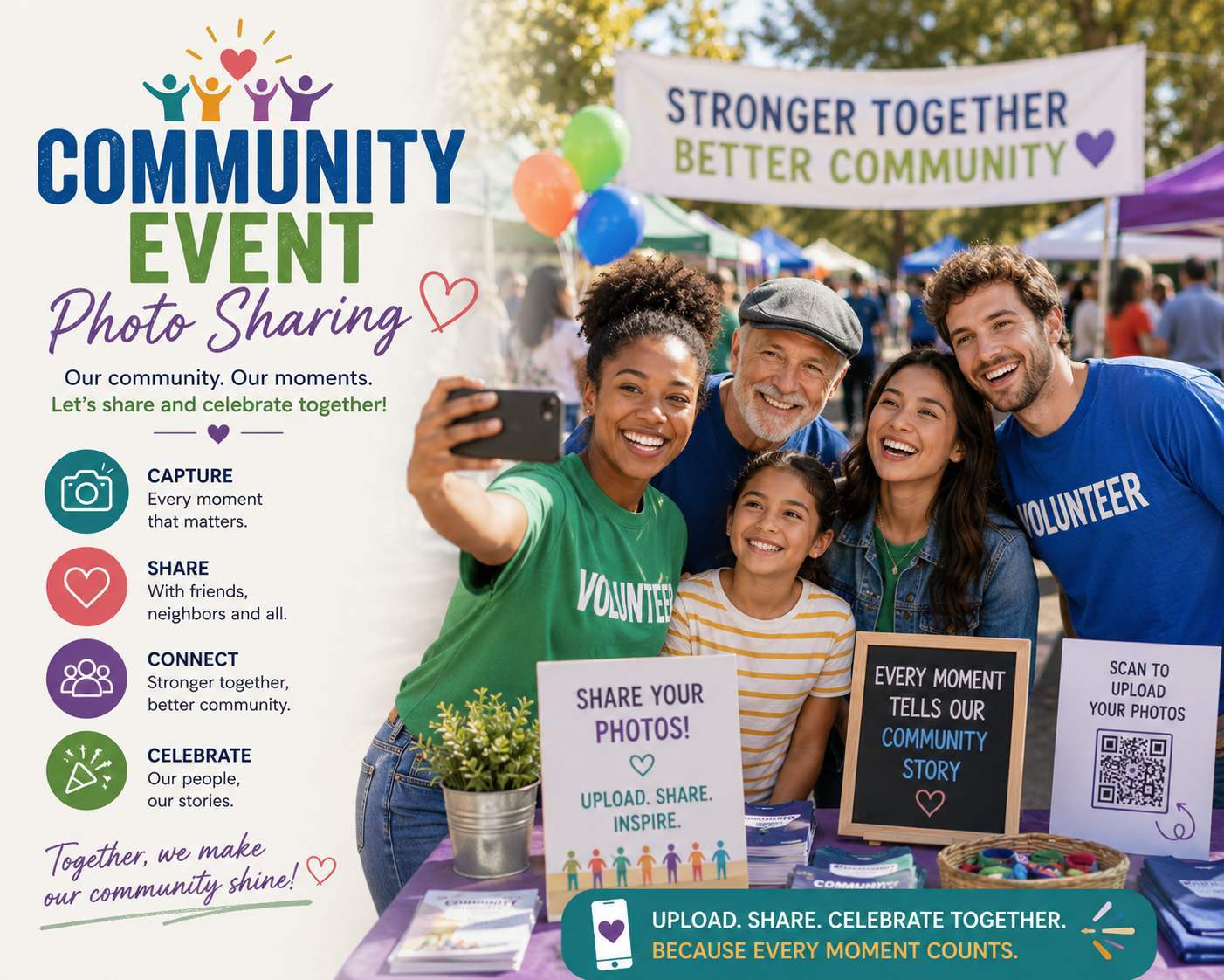 Community Event photo sharing