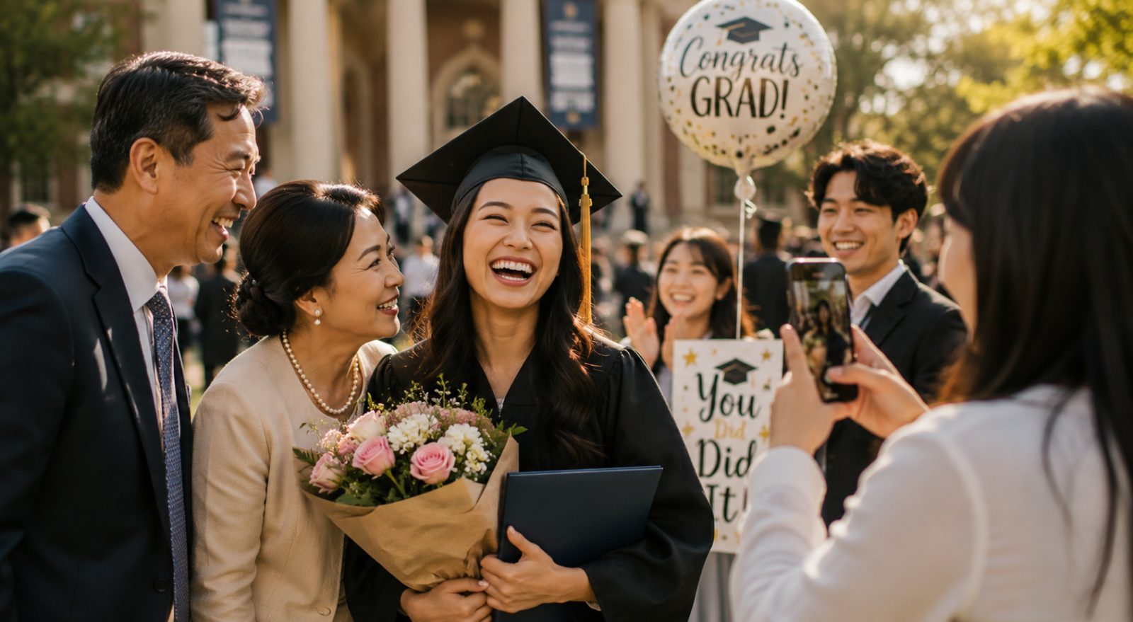 Graduation photo sharing